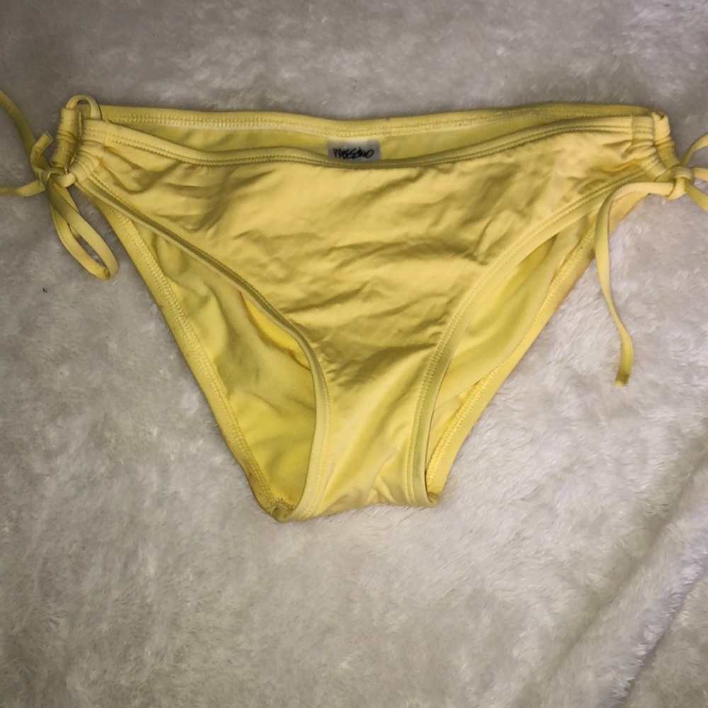 Yellow bikini bottoms